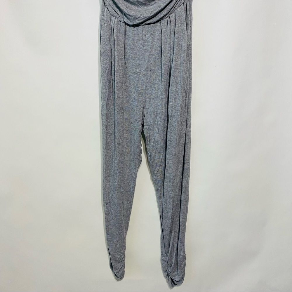 Gray Strapless Jumpsuit - Picture 4 of 11